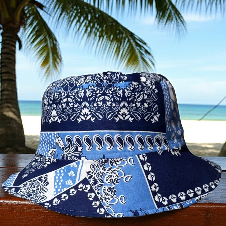 Dewdrop Dreams Batik - TopiTin Bucket Hat