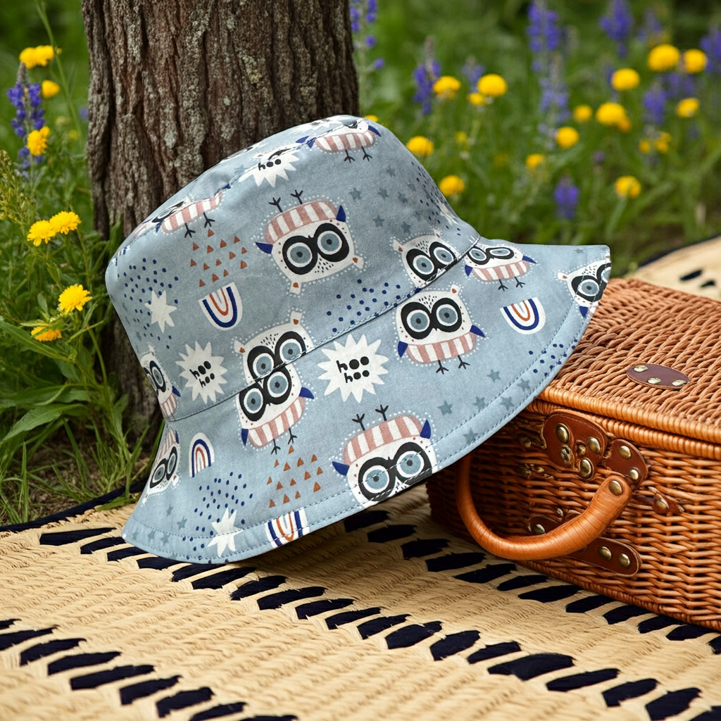 Cozy Owls - TopiTin Bucket Hat