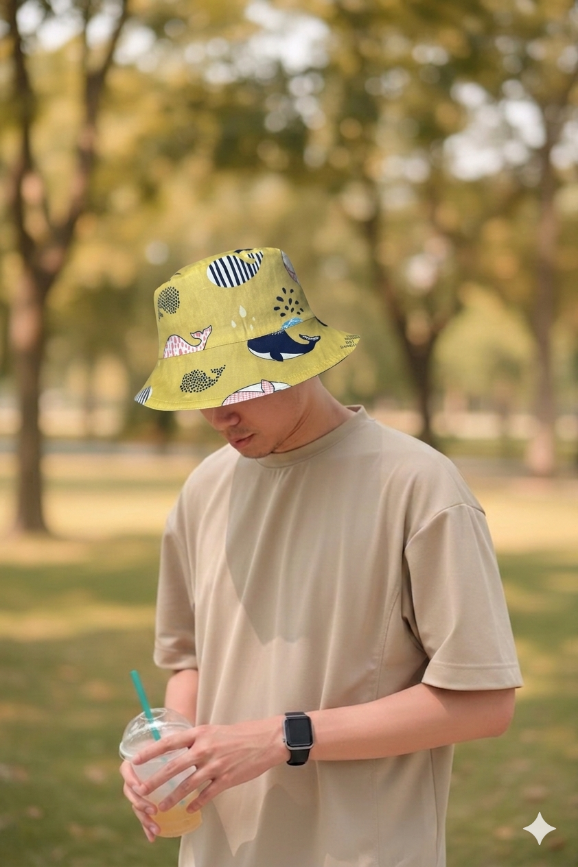 Sunny Whales - TopiTin Bucket Hat