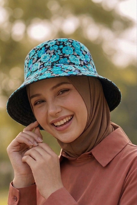 Azure Blossom - TopiTin Bucket Hat