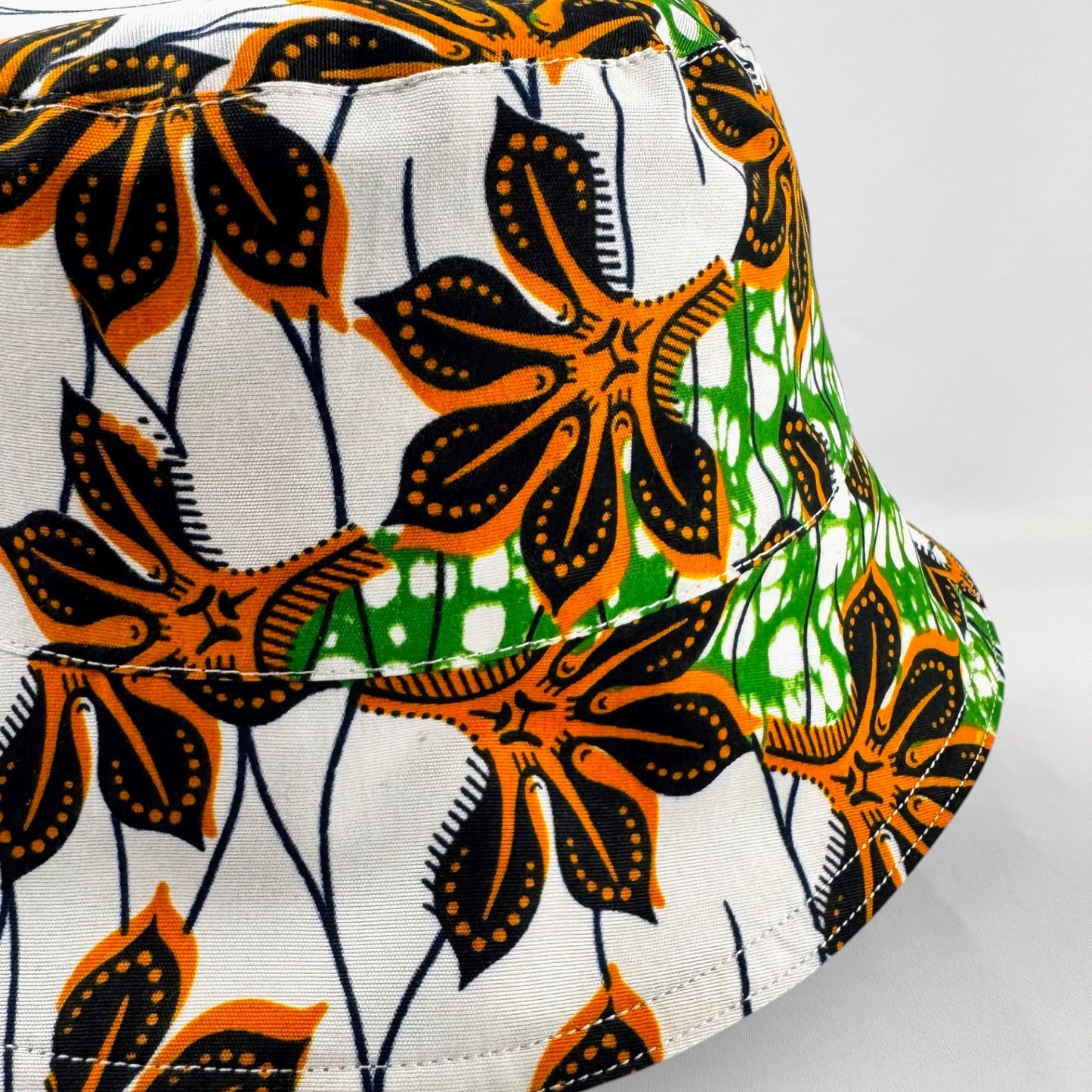 Tropical Vine Batik - TopiTin Bucket Hat