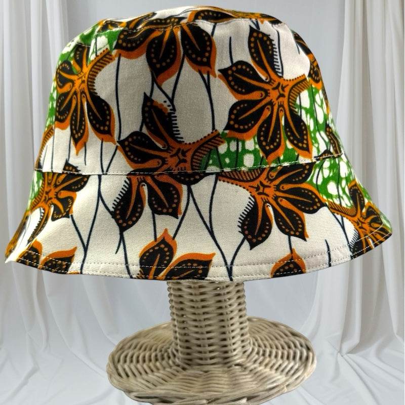 Tropical Vine Batik - TopiTin Bucket Hat