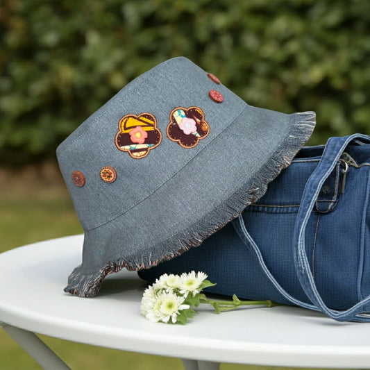 Funky Fringe - TopiTin Bucket hat