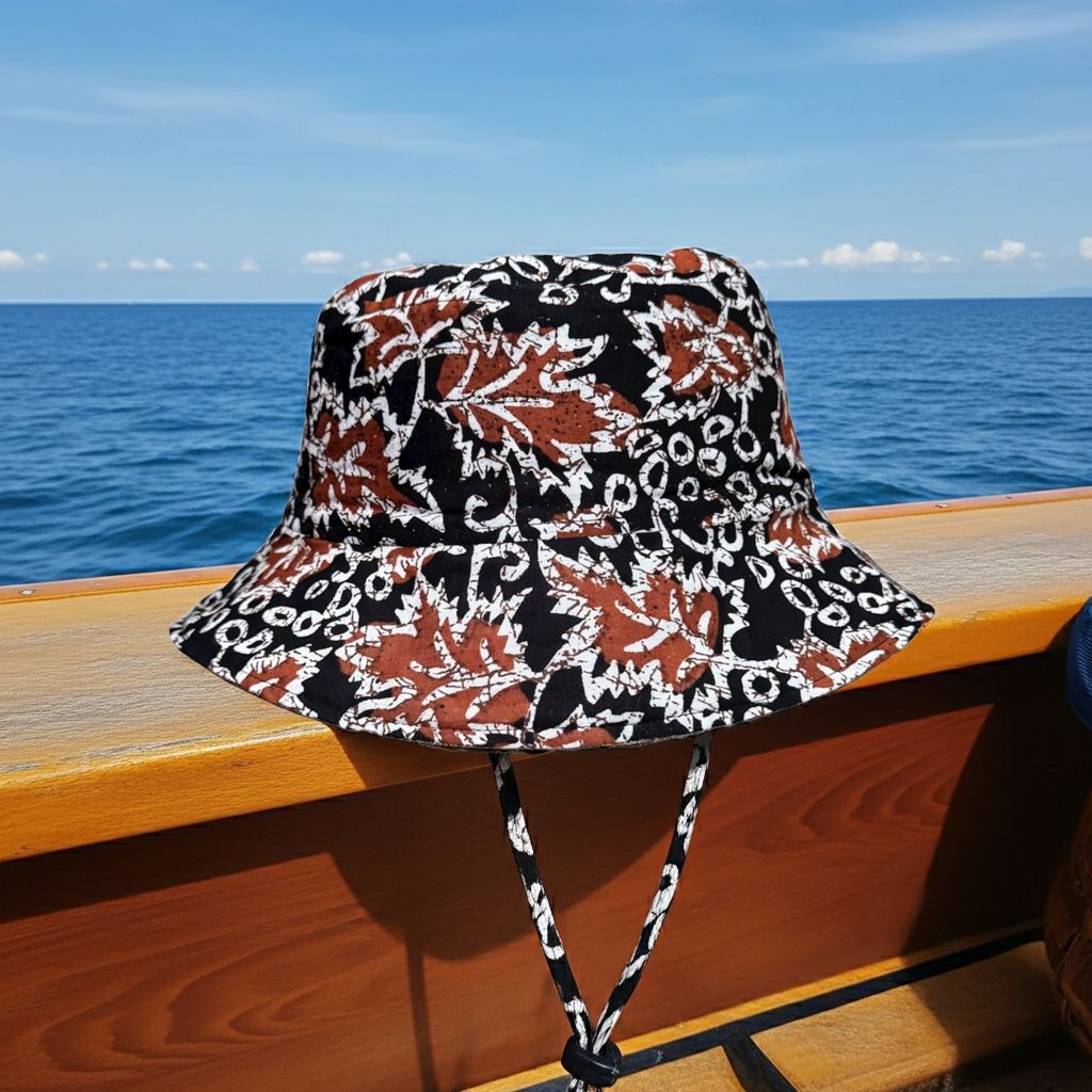 Rusty Rumble Batik - TopiTin Bucket Hat