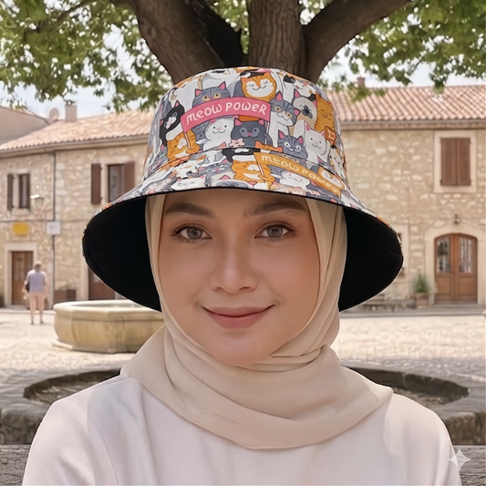 Meow Power - TopiTin Bucket Hat