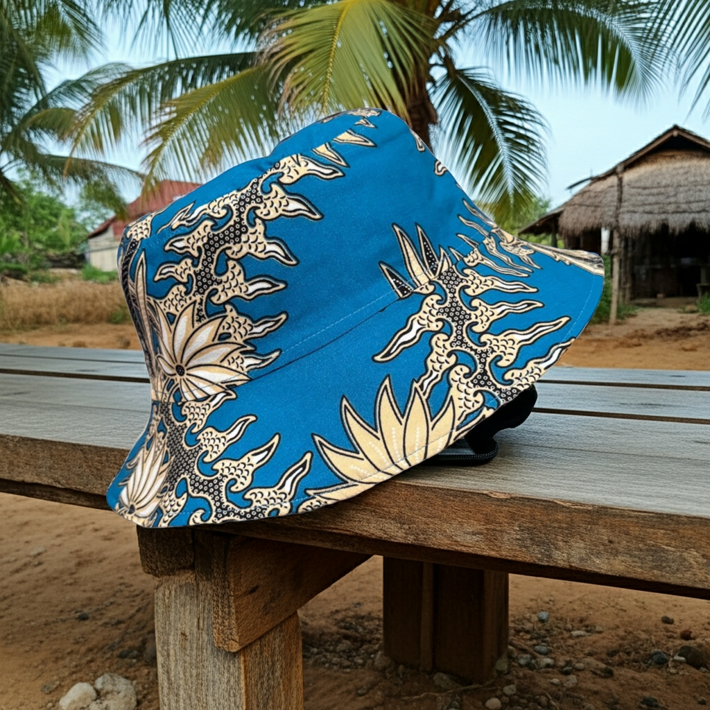 Cheeky Twist Batik - TopiTin Bucket Hat