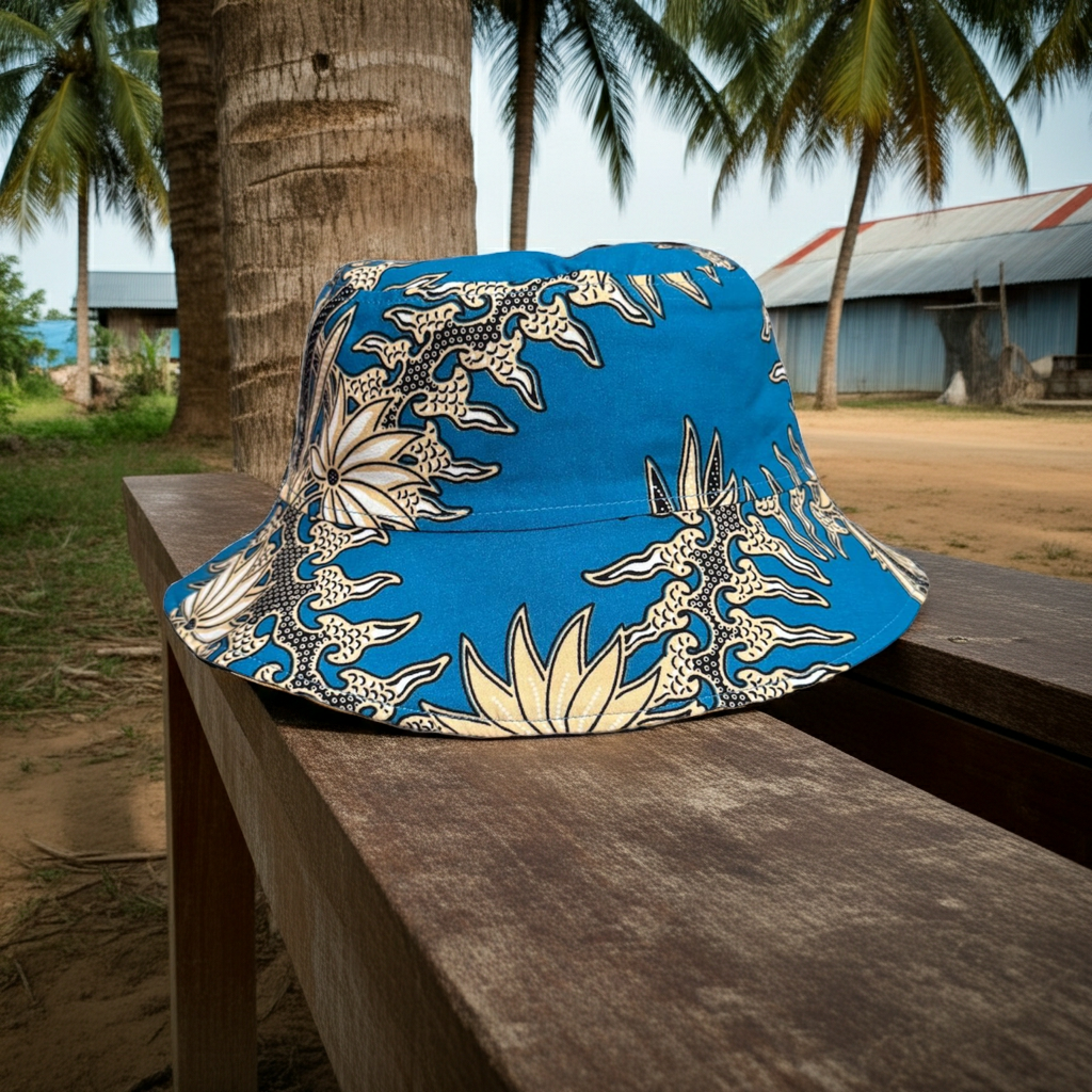 Cheeky Twist Batik - TopiTin Bucket Hat