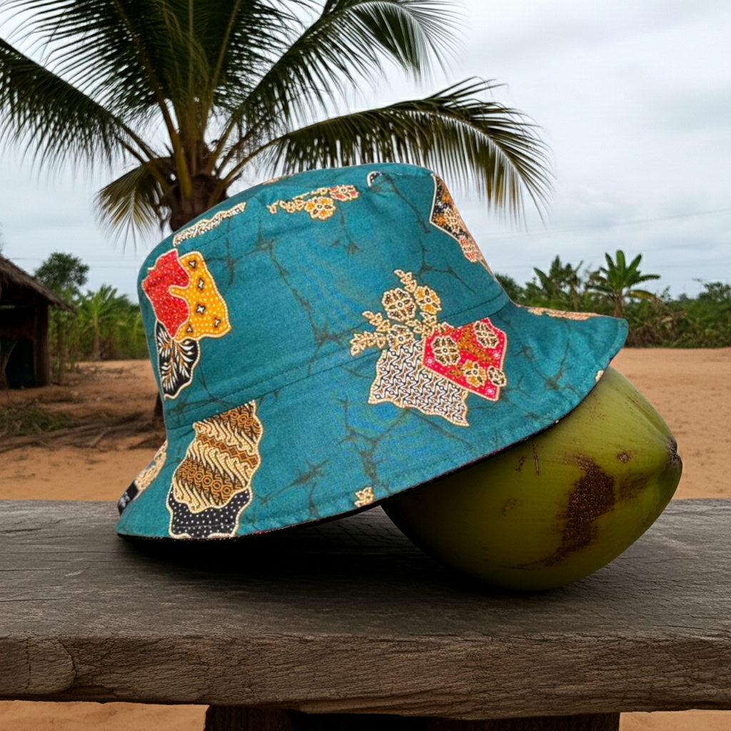 Heritage Bloom Batik - TopiTin Bucket Hat