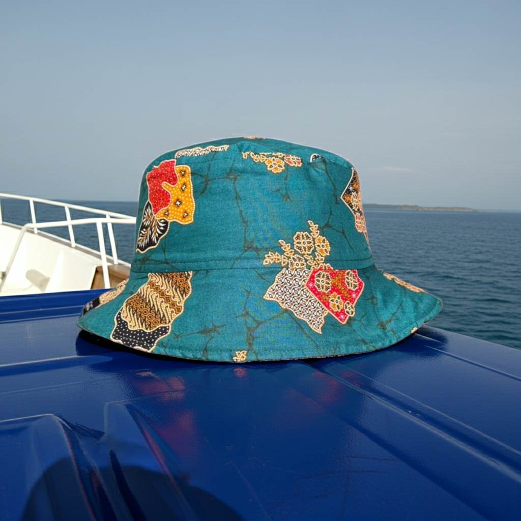 Heritage Bloom Batik - TopiTin Bucket Hat