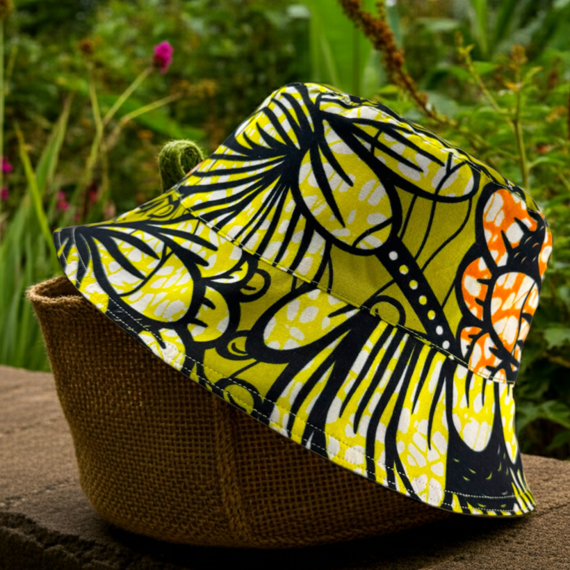 Citrus Grove Batik - TopiTin Bucket Hat