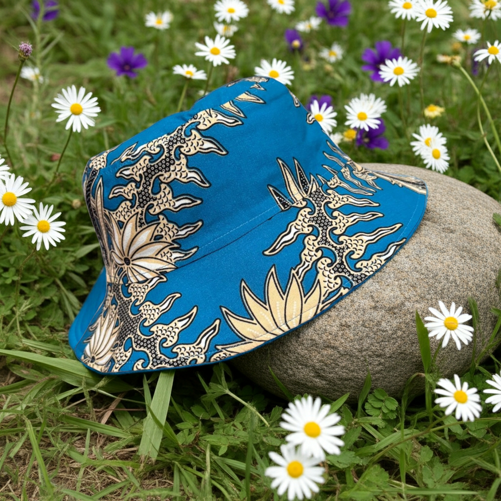 Cheeky Twist Batik - TopiTin Bucket Hat