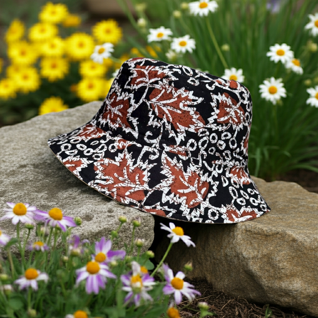 Rusty Rumble Batik - TopiTin Bucket Hat