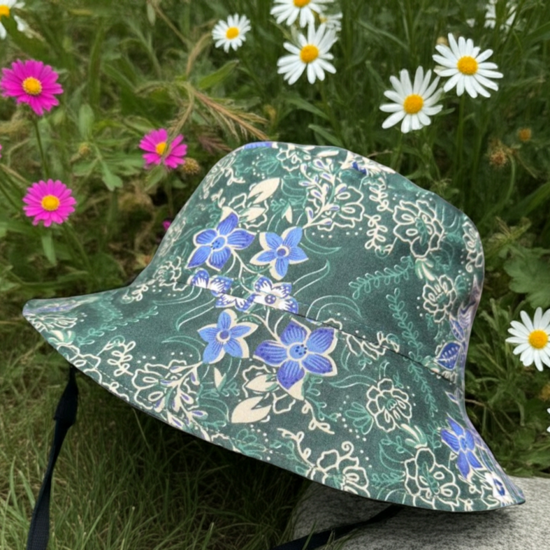 Woodsy Whimsy Batik - TopiTin Bucket Hat