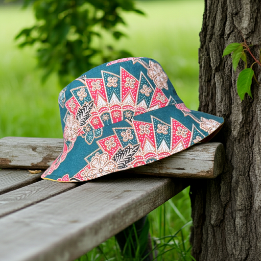 Starburst Batik - TopiTin Bucket Hat