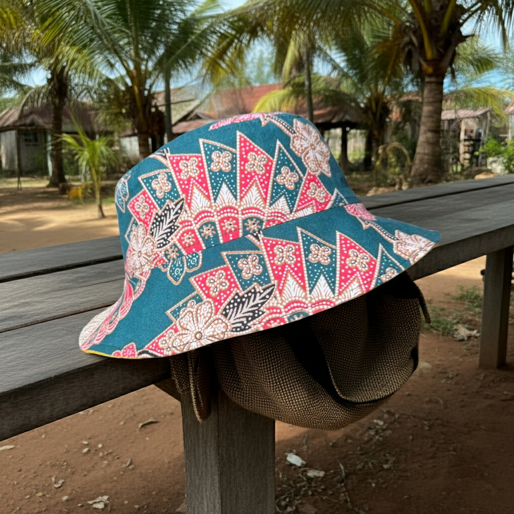 Starburst Batik - TopiTin Bucket Hat