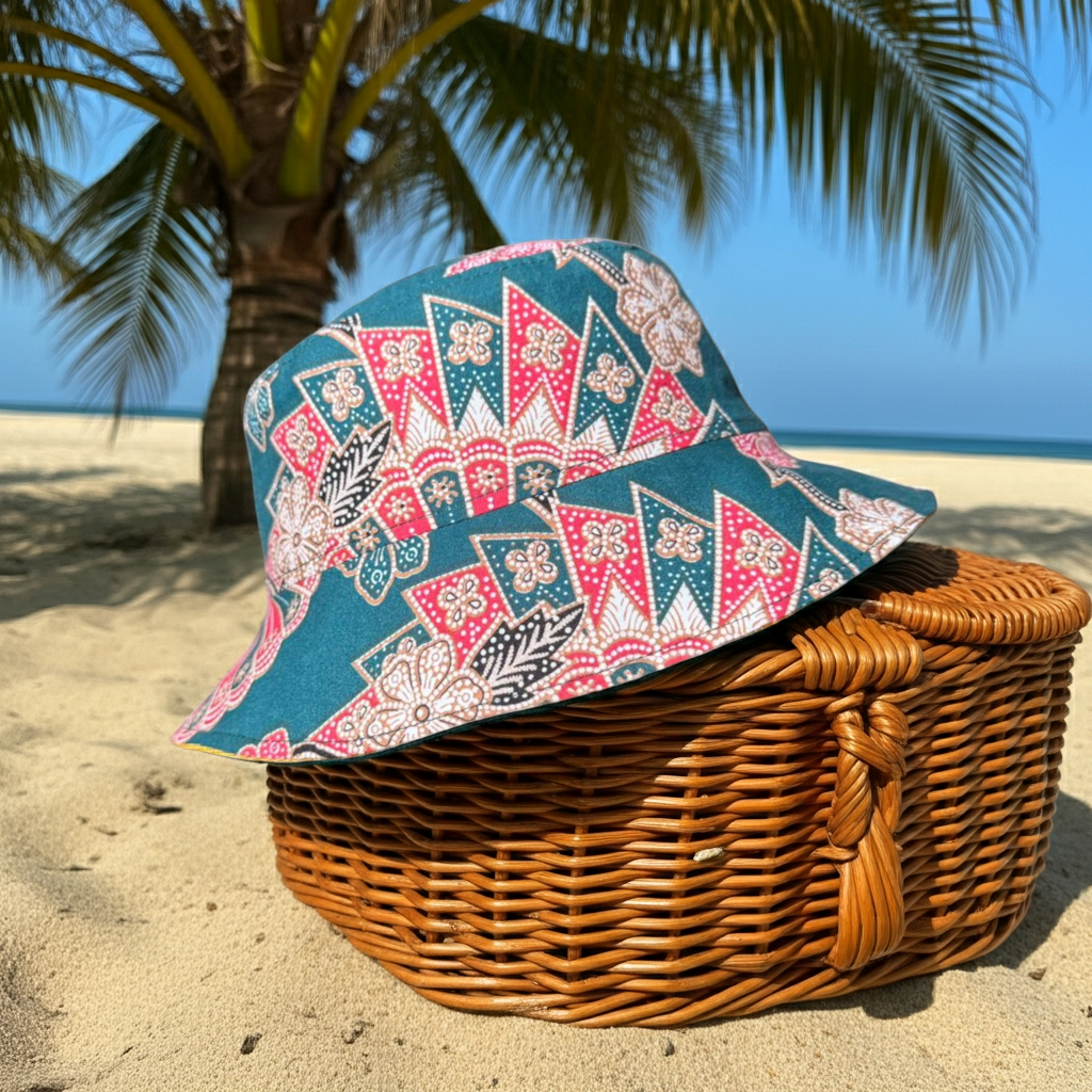 Starburst Batik - TopiTin Bucket Hat