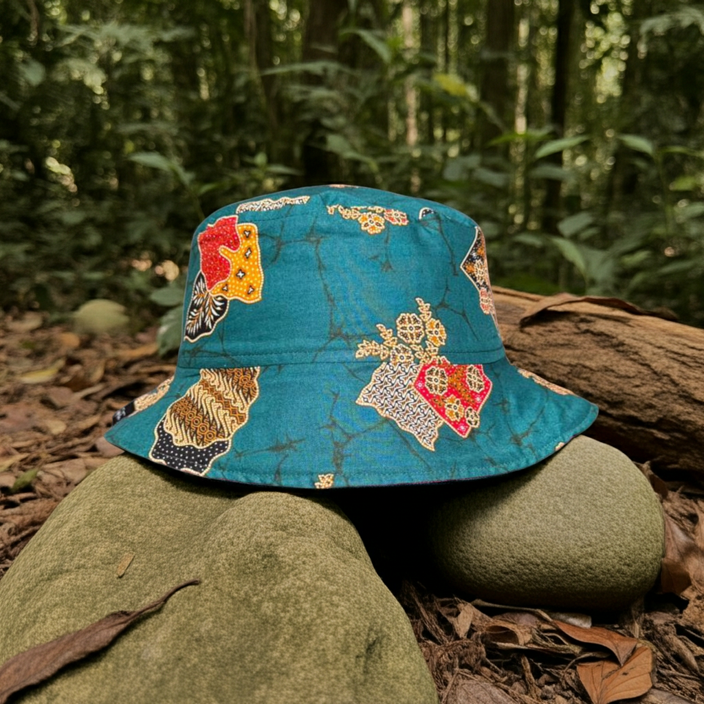 Heritage Bloom Batik - TopiTin Bucket Hat