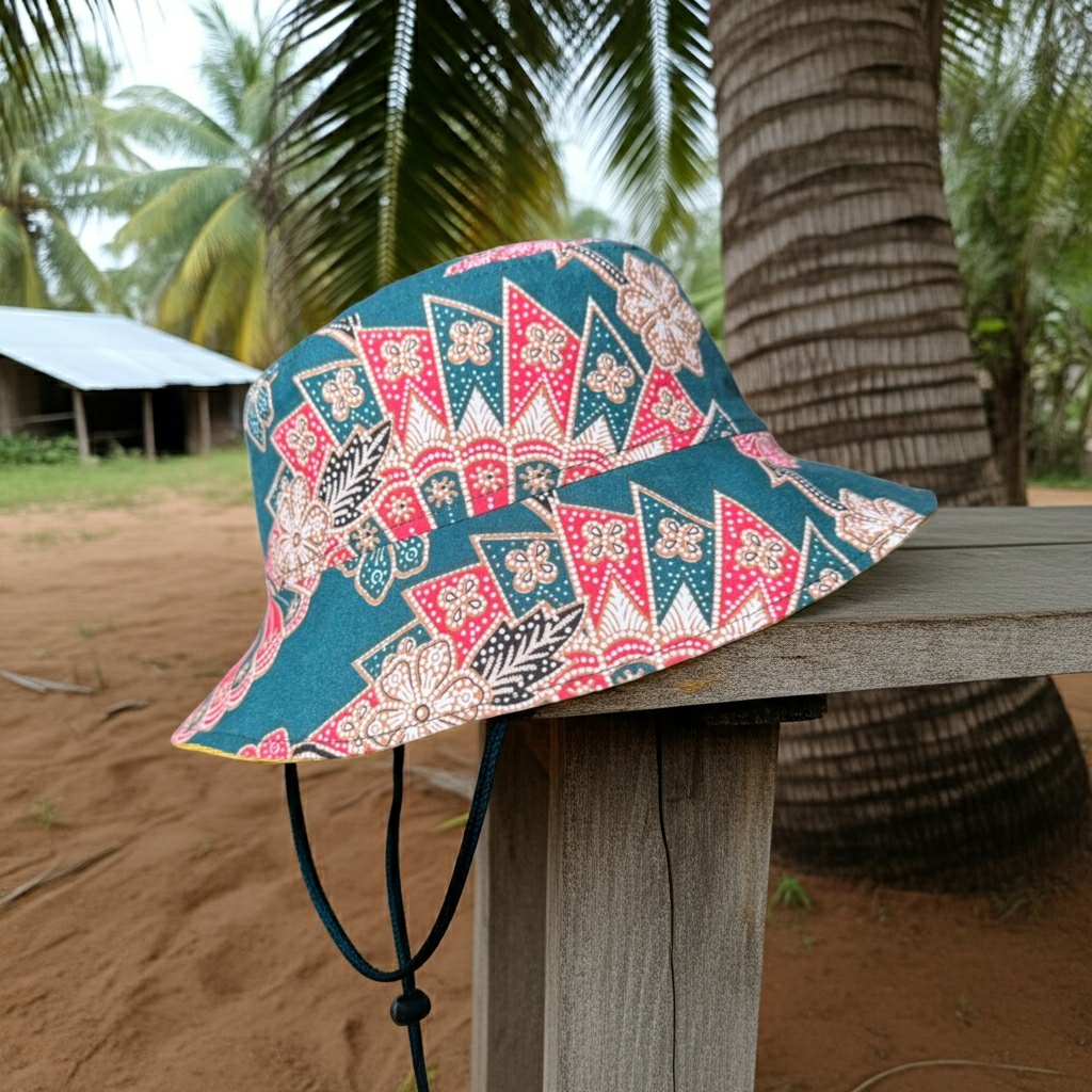 Starburst Batik - TopiTin Bucket Hat