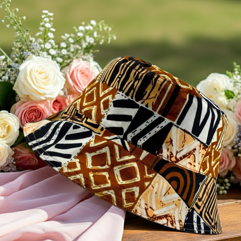 Vibrant Vibes Batik - TopiTin Bucket Hat