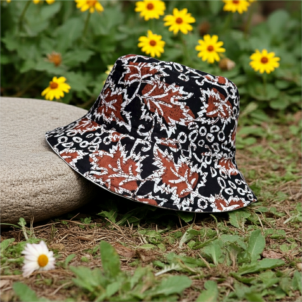 Rusty Rumble Batik - TopiTin Bucket Hat
