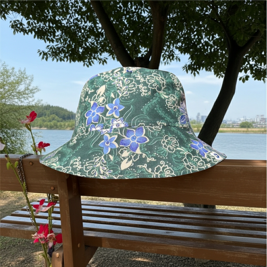 Woodsy Whimsy Batik - TopiTin Bucket Hat
